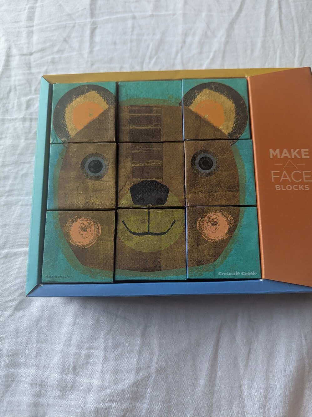 Crocodile Creek Make-A-Face Blocks Puzzle